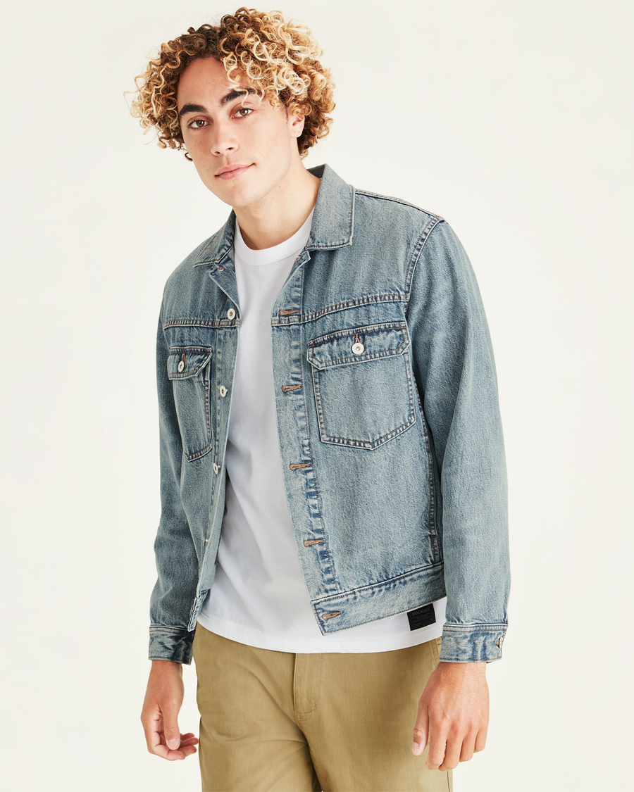 (image for) Elegant Trucker Jacket, Regular Fit